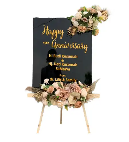 Papan Bunga Akrilik Gelarmendala
